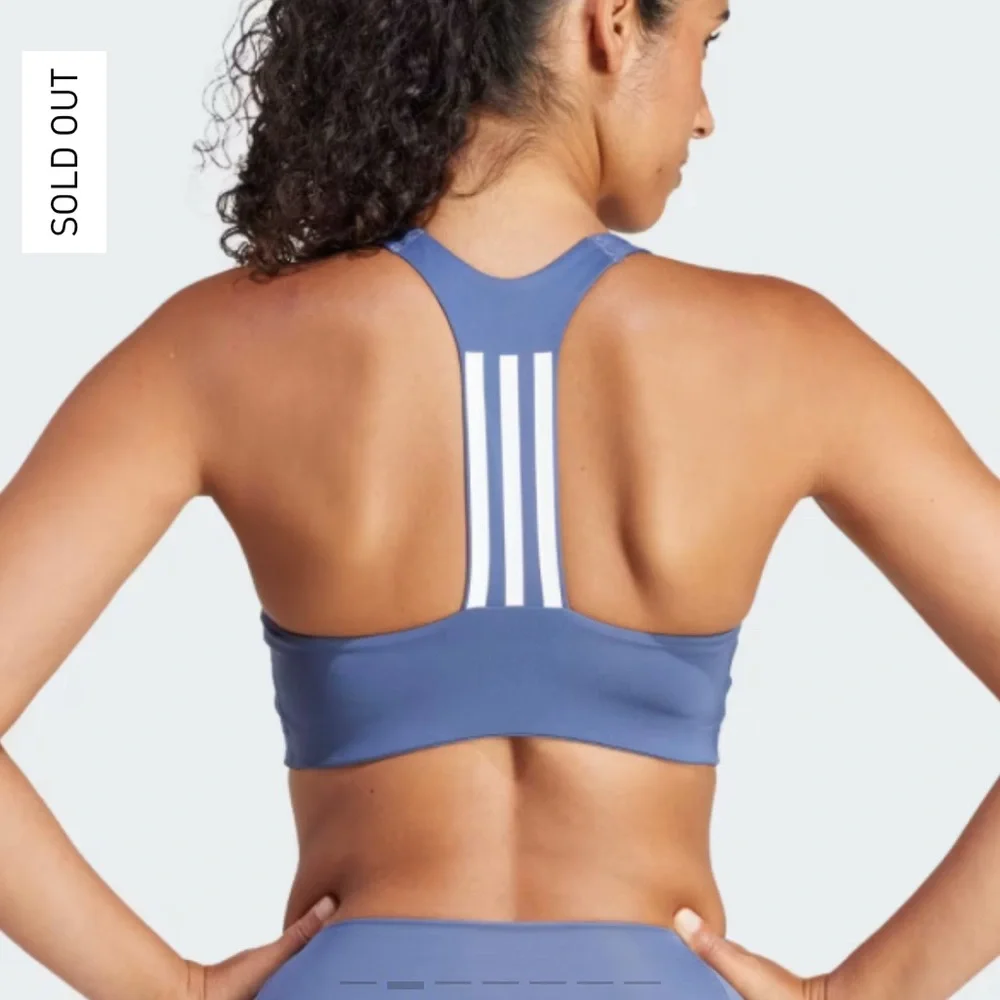 Adidas Power Impact Training Sports Bra Medium - Picture 1 of 5